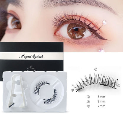 Magnetic Eyelash Curler + 6D Magnetic Lashes | Little Devil Quantum Set | No Glue Needed