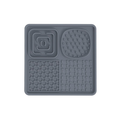 Silicone Pet Licking Mat | Dog Slow Feeder | Suction Cup Placemat