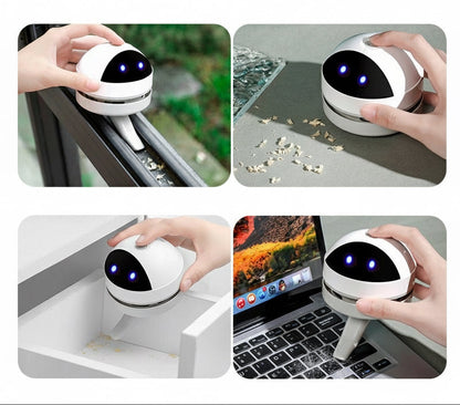 Mini Desktop Vacuum Cleaner | Portable Keyboard & Desktop Dust Cleaner | USB Rechargeable