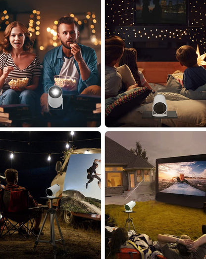 Mini Barrel Portable Projector | 1080P & 4K Android Versions | 150" Max Display | Cross-Border Hot Seller