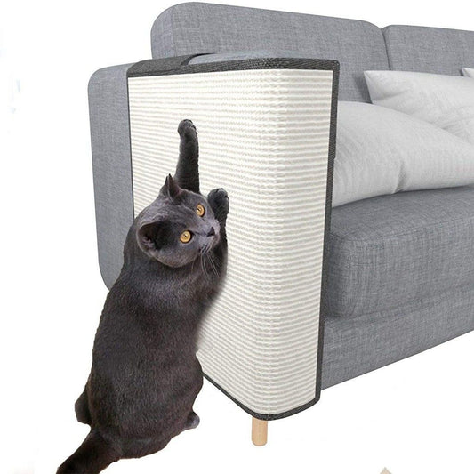 Cat Scratching Mat – Vertical Sisal Sofa Protector | Anti-Scratch Sticker Pad | Cat Toy Board for Furniture Defense
