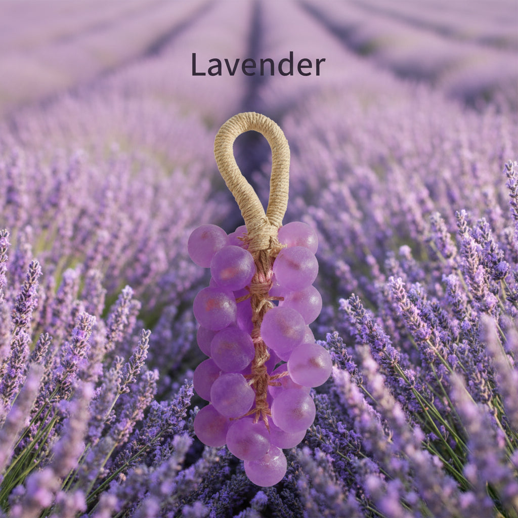 DIY Crystal Grape Handmade Soap Gift Set | Gem-Style Transparent Grape Soaps | Floral Scent