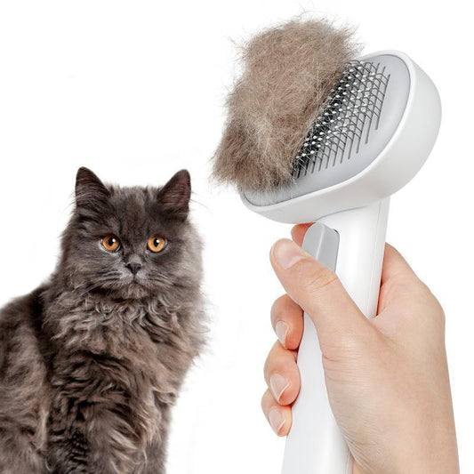 Pet Hair Comb for Cats & Dogs | Deep Hair Removal Brush | Long-Hair Grooming Tool